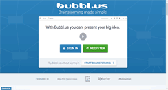 Desktop Screenshot of bubbl.us